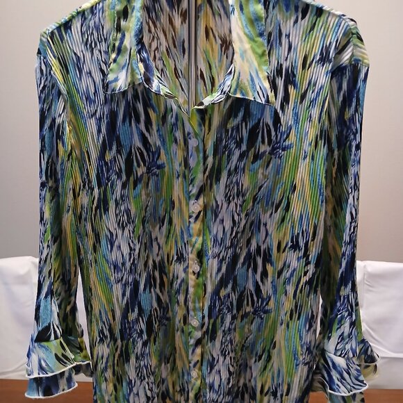 Beautiful Multi-color Blouse Sz XL - Picture 1 of 1